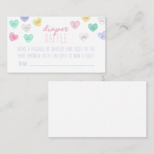 Lieverd dunne Raffle-kaart insteken Informatiekaartje