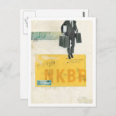 Lieverd, ik ben thuis briefkaart (Voorkant / Achterkant)