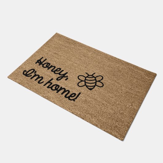 Lieverd, ik ben thuis deurmat (Schuin)