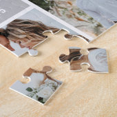 Lieverd Initiaal Editable Color Photo Puzzle Legpuzzel (Zijkant)