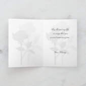 Lieverd Je Liefde Rozen Wenskaart Kaart (Binnen)