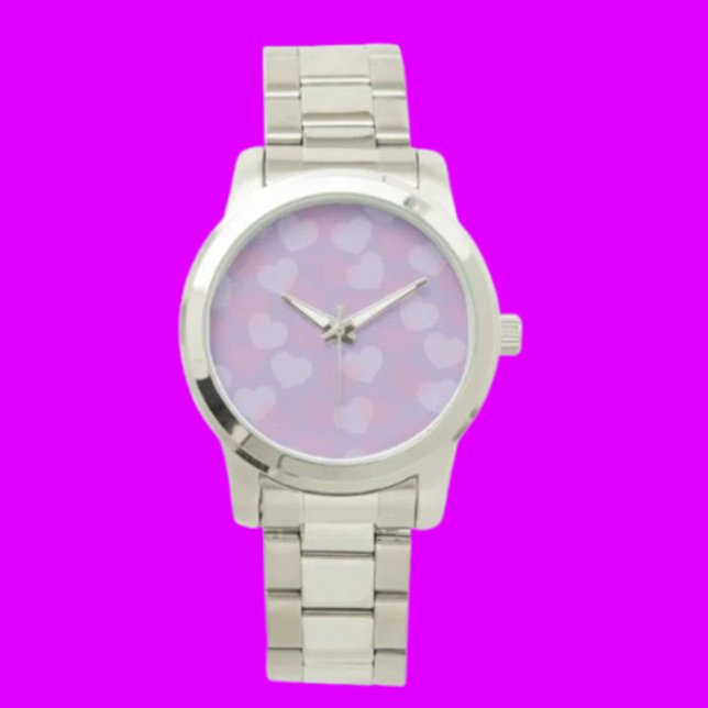 lieverd | Lavendelhart oversized Horloge (Creator heeft geüpload)