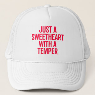 Lieverd met een gematigde grappige citaat trucker pet