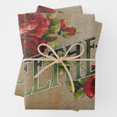 Lieverd papier met een  aanraking te verpakken! inpakpapier vel (In situ)