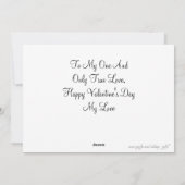  Lieverd Valentijn Flat Card Feestdagenkaart (Achterkant)