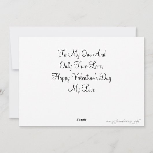  Lieverd Valentijn Flat Card Feestdagenkaart (Achterkant)