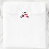 LIEVERD Valentijnsdag Sticker HARTVORMIG. (Tas)