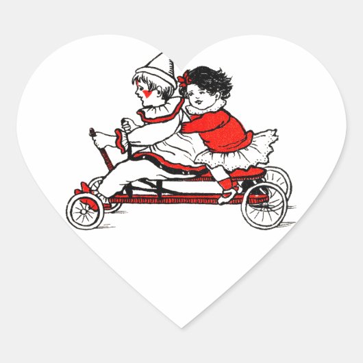 LIEVERD Valentijnsdag Sticker HARTVORMIG. (Voorkant)