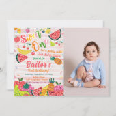 lieverd | Verjaardag fruitfeest Kaart (Voorkant)