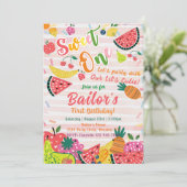 lieverd | Verjaardag fruitfeest Kaart (Staand voorkant)