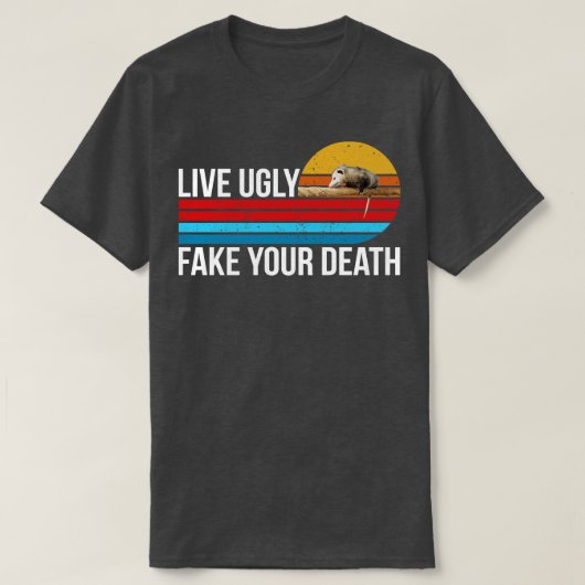 lievlelijk nep je dood t-shirt (Design voorkant)