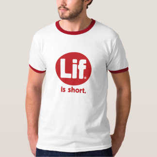 Lif. Is kort. Retro. Red. T-shirt