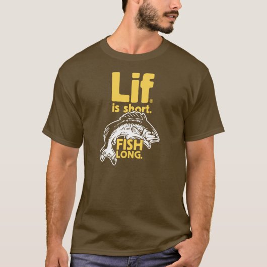 Lif. Is kort. Vis lang. T-shirt (Voorkant)