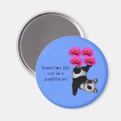 Life A Juggling Act Panda Inspirerend Magnet (Voorkant / Achterkant)