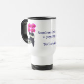 Life A Juggling Act Panda Inspirerend Reisbeker (Voorkant links)