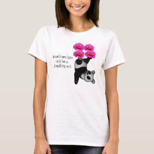 Life A Juggling Act Panda Inspirerend T-shirt