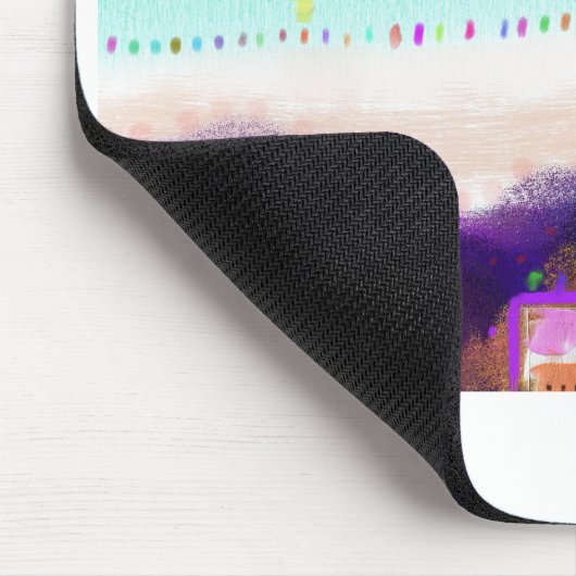 Life Aboard Another Planet Mousepad Muismat (Hoek)