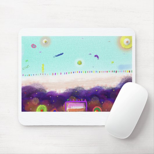 Life Aboard Another Planet Mousepad Muismat (Met muis)