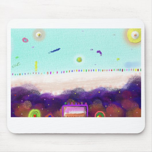 Life Aboard Another Planet Mousepad Muismat (Voorkant)