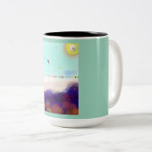 Life Aboard Another Planet Mug Tweekleurige Koffiemok (Voorkant rechts)