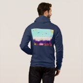 Life Aboard Another Planet Zip-Up Hoodie (Achterkant volledig)