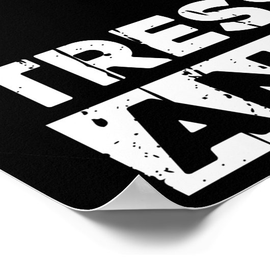 Life After Death Trespass Here and Find Out Joke Poster (Hoek)