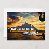 Life and Courage Custom Briefkaart (Voorkant / Achterkant)