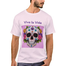 Life and Death Harmony Skull T-shirt
