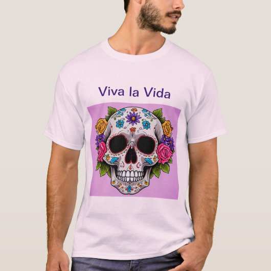 Life and Death Harmony Skull T-shirt (Voorkant)