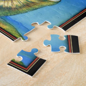 Life Art Deco Butterfly Girl Puzzle Legpuzzel (Zijkant)