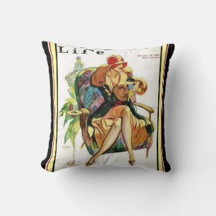 Life Art Deco Flapper Sierkussen