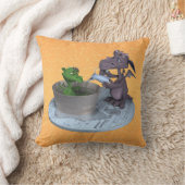 Life as a little dragon: bath time kussen (Deken)