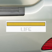 Life Bar-Bumpersticker Bumpersticker (Op auto)