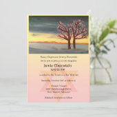 Life Bat Mitzvah Invitation Kaart (Staand voorkant)