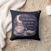 Life Be Lifein’ –  Quote + Pigeonne Logo - V1. 2- Kussen (Deken)