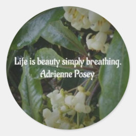 Life Beauty Sticker