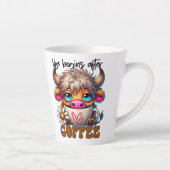 Life Begins After Coffee  Latte Mok (Rechts)