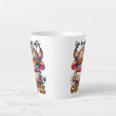 Life Begins After Coffee  Latte Mok (Voorkant)