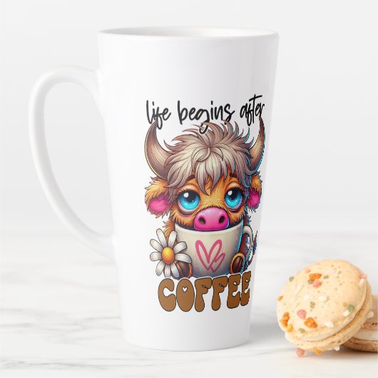 Life Begins After Coffee  Latte Mok (In situ)