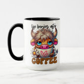 Life Begins After Coffee Mok (Links)