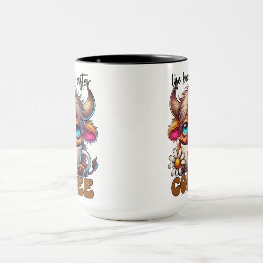 Life Begins After Coffee  Mok (Midden)