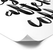 Life Begins After Coffee Poster (Hoek)