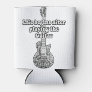 Life begins after playing the guitar. black & whit blikjeskoeler