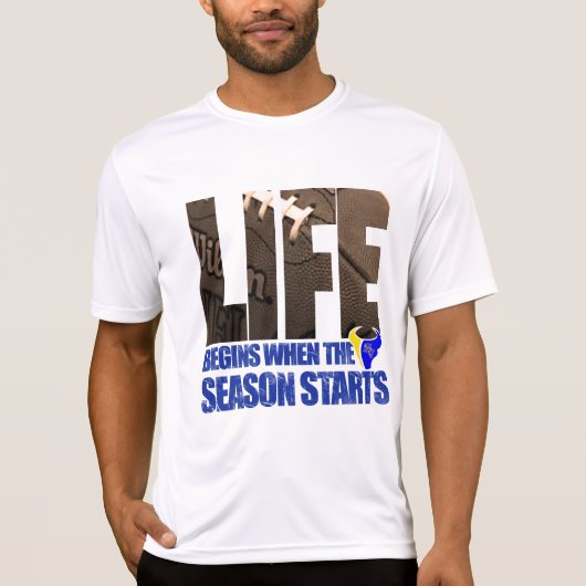 LIfe begint - Licht Shirt (Voorkant)