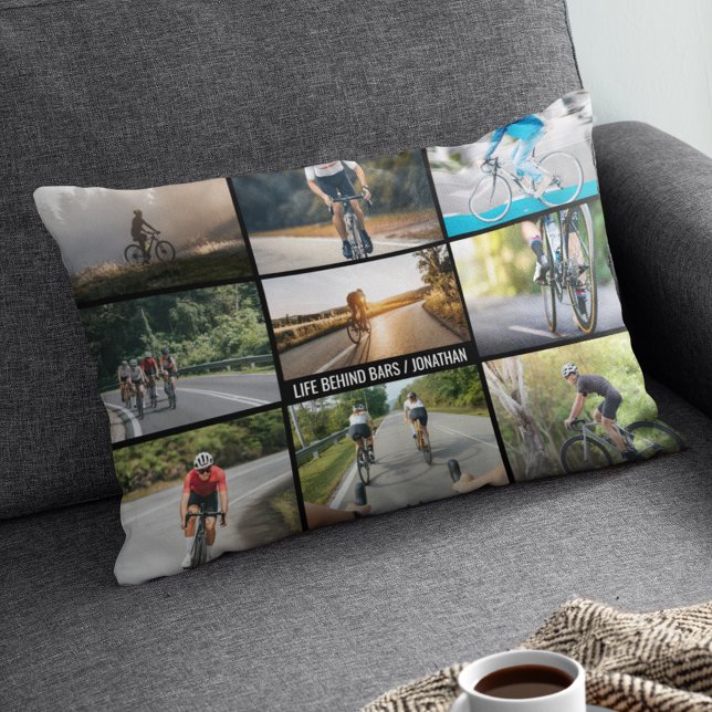 Life Behind Bars Personaliseer Afbeeldingen Fietsl Accent Kussen (Creator heeft geüpload)