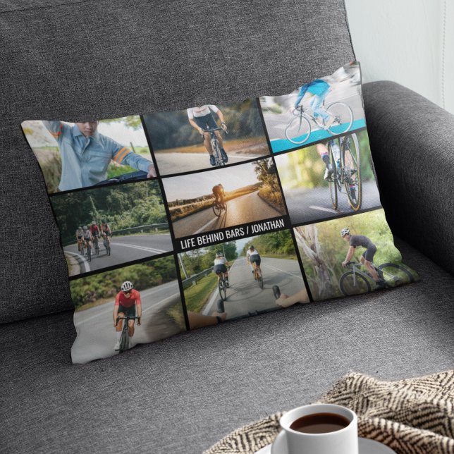 Life Behind Bars Personaliseer Afbeeldingen Fietsl Accent Kussen (Creator heeft geüpload)
