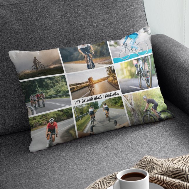 Life Behind Bars Personaliseer Afbeeldingen Fietsl Accent Kussen (Creator heeft geüpload)