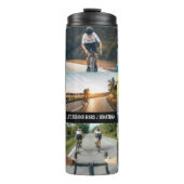 Life Behind Bars Personaliseer Afbeeldingen Fietsl Thermosbeker (Voorkant)