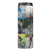 Life Behind Bars Personaliseer Afbeeldingen Fietsl Thermosbeker (Achterkant)