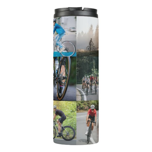 Life Behind Bars Personaliseer Afbeeldingen Fietsl Thermosbeker (Achterkant)